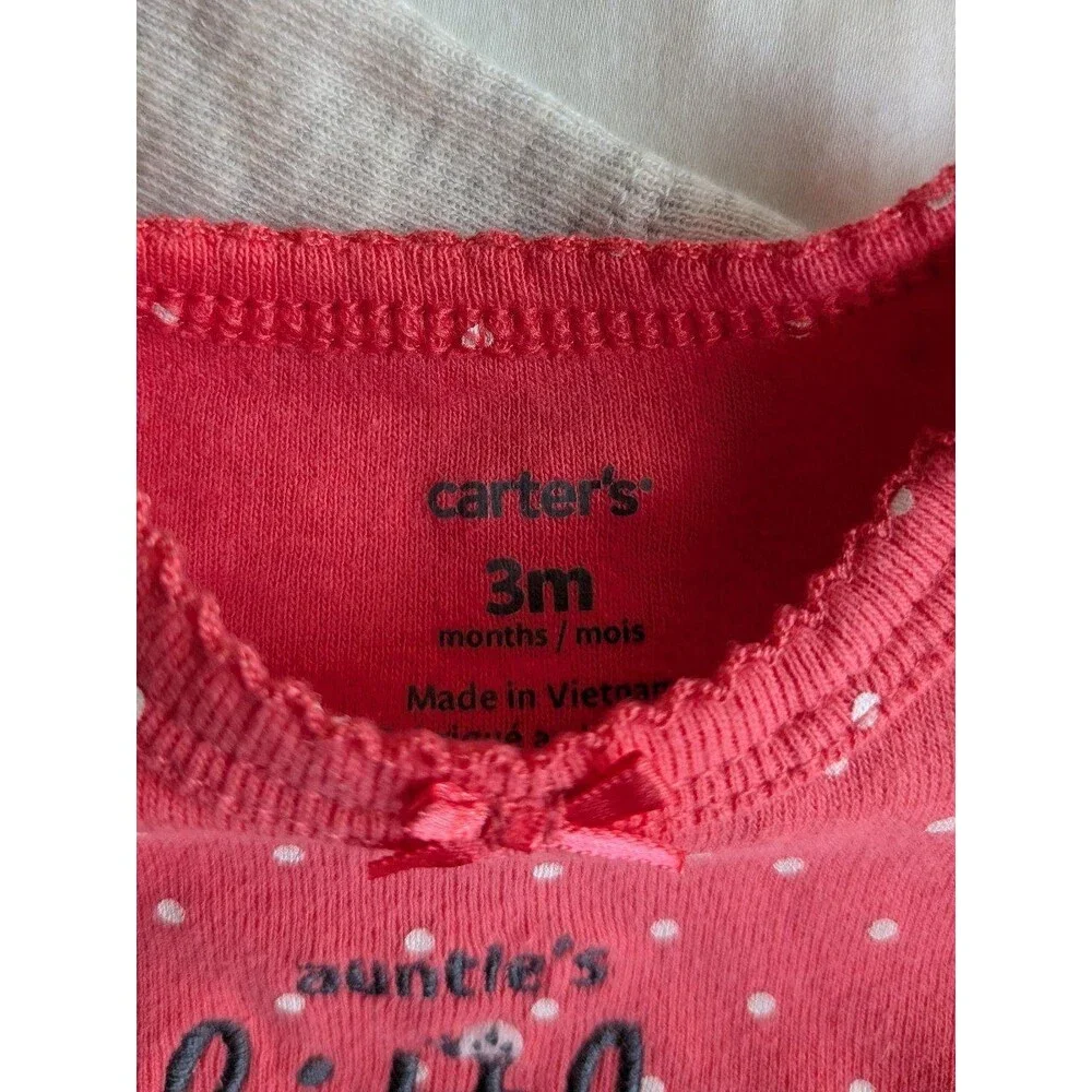 Carter's Short Sleeve Bodysuits, 3M